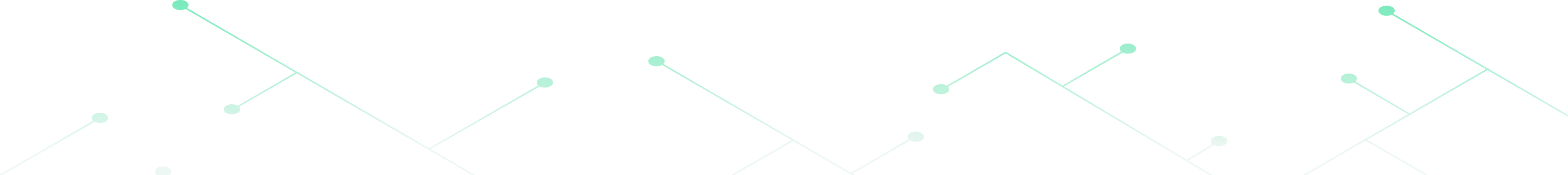 Geometric pattern with green lines and dots