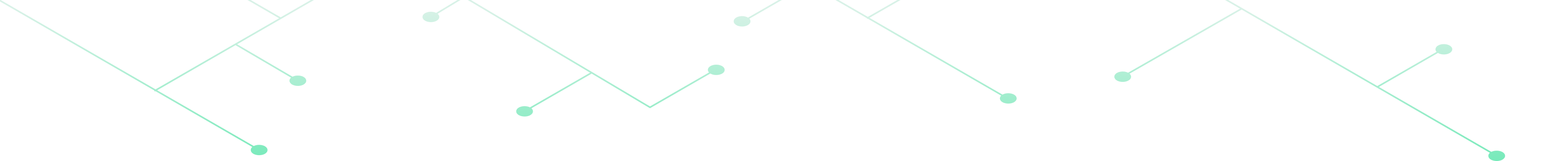Geometric pattern with green lines and dots